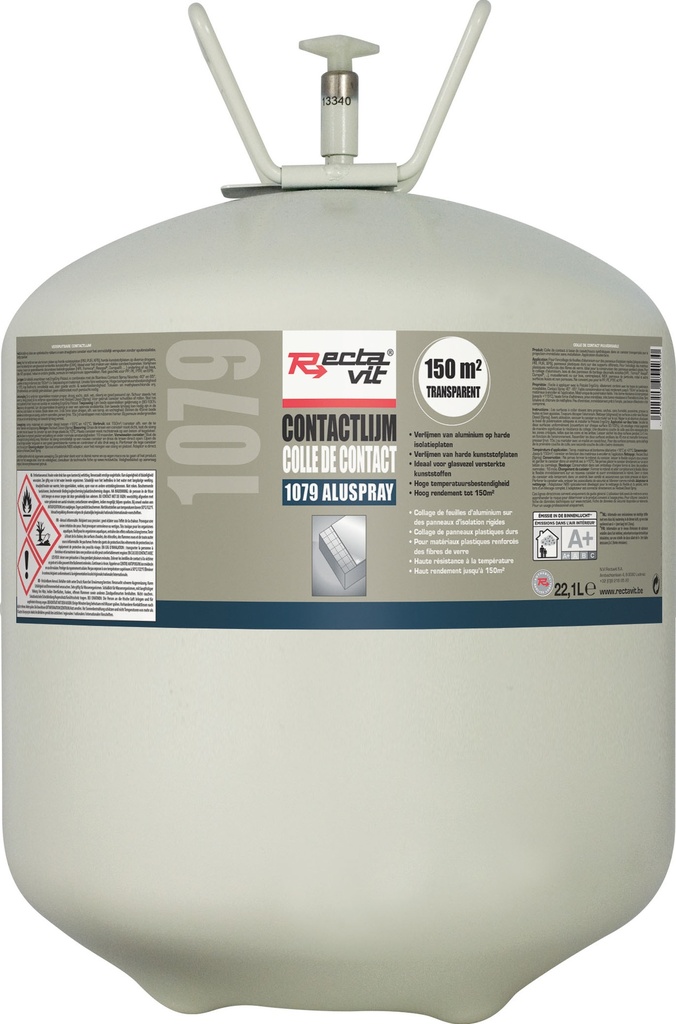 Spuitlijm Canister 1079 AluSpray Transparant 22,1L