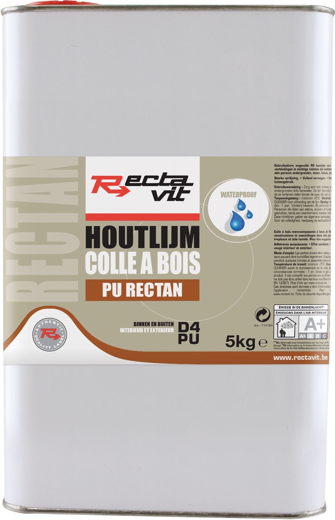 Houtlijm Rectan Amber 5kg