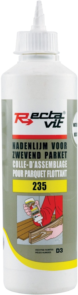Colles Parquet 235 Parquet Flottant Blanc, avec séchage transparent 0,5kg