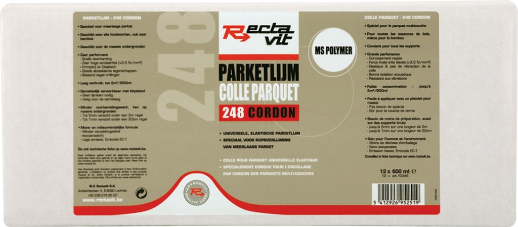 Parketlijm 248 Cordon Beige 0,6L