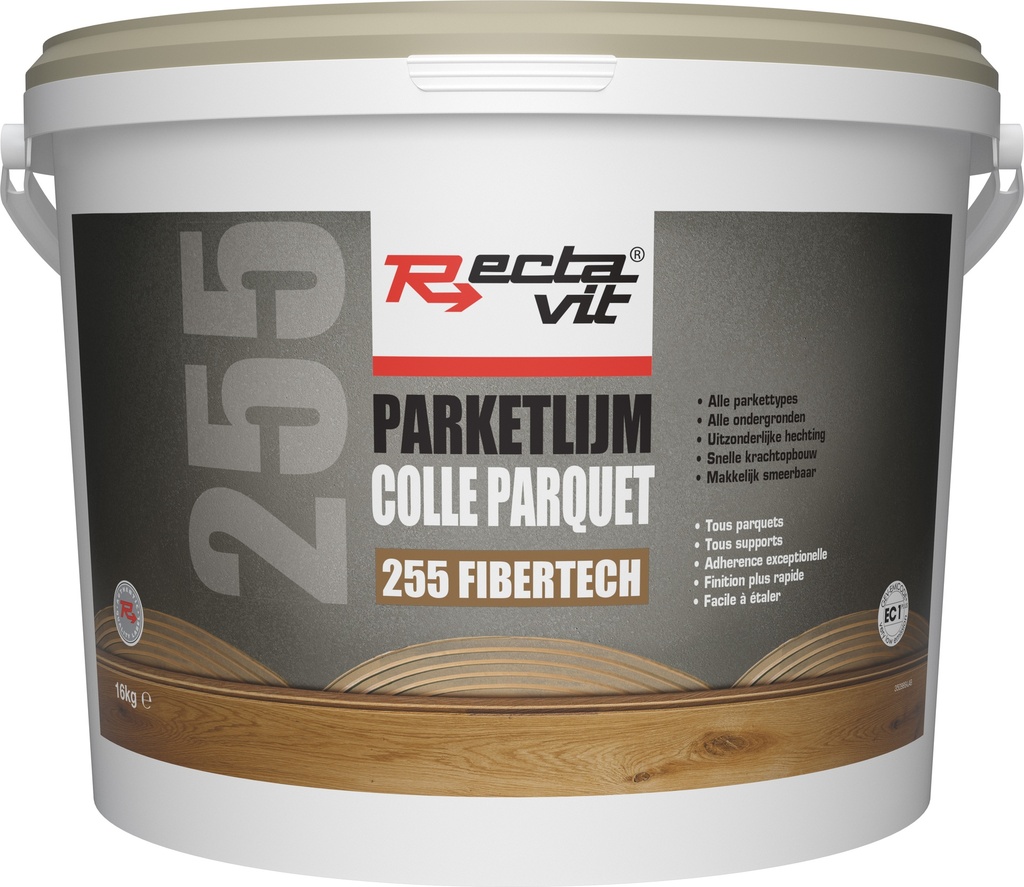 Colles Parquet 255 FiberTech Chêne foncé 16kg