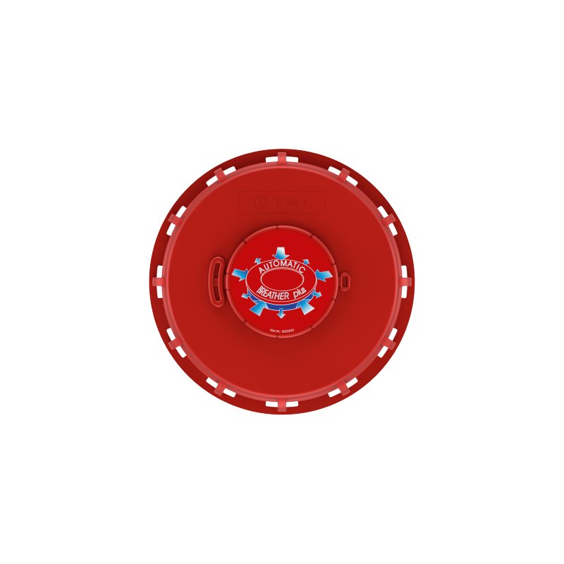 Emballages Couvercle IBC avec ventilation 150 mm Rouge 1st/pc