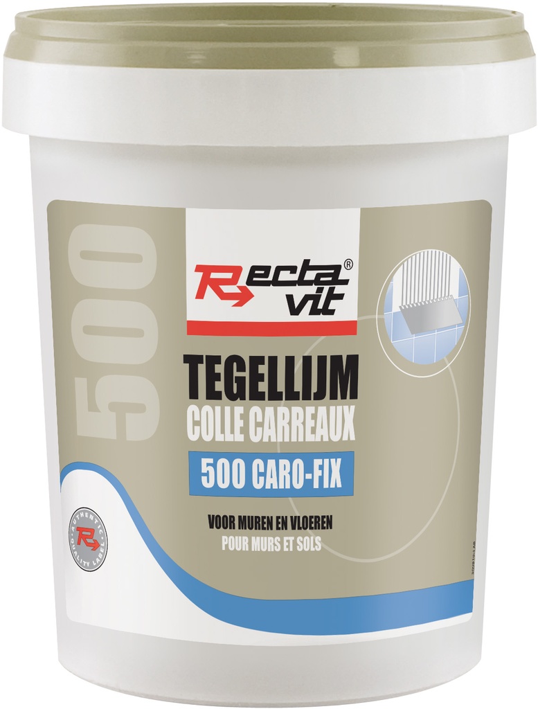 Tegellijm 500 CaroFix Lichtgrijs 1,25kg