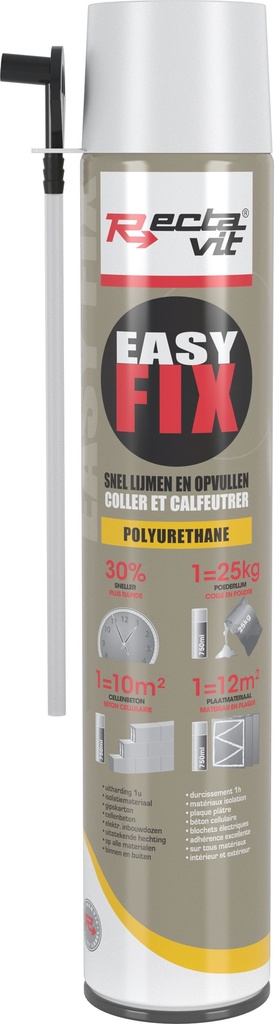 Lijmschuim Easy Fix Manueel Oranje 0,75L