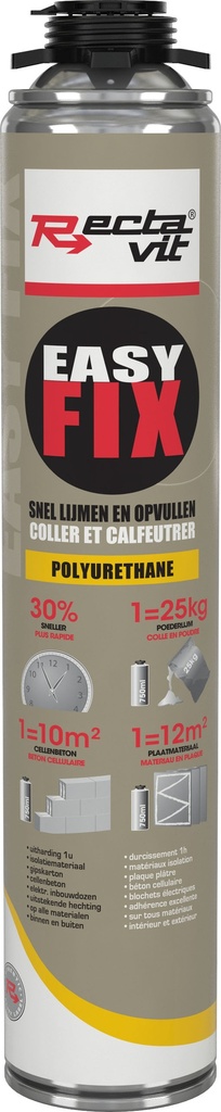 Lijmschuim Easy Fix NBS Oranje 0,75L