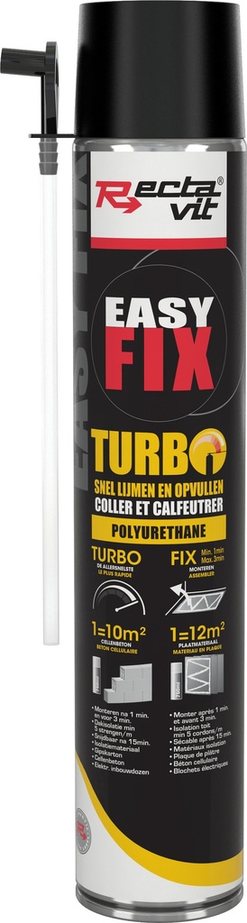 Colles Mousses Easy Fix Turbo - Manueel Orange 0,75L