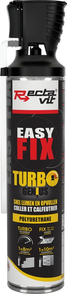 Lijmschuim Easy Fix Turbo Genius Oranje 0,7L