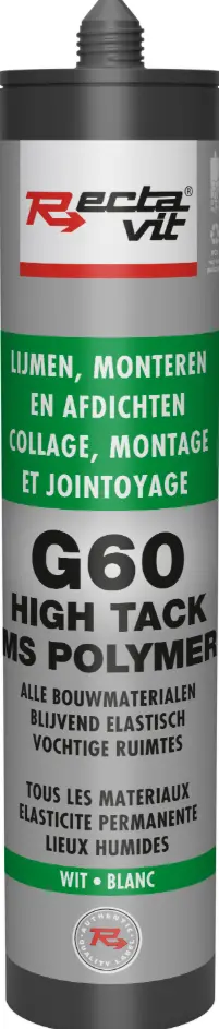 Montagelijm G60 High Tack Zwart 0,29L