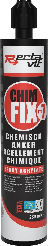 Scellements Chimiques ChimFix ETA7 Gris foncé 0,28L