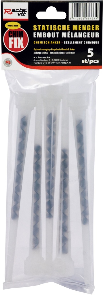 Scellements Chimiques Embout Mélangeur  5st/pc