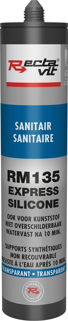 Vochtige ruimtes RM135 Sanitair Express (Silicone) Transparant 0,31L