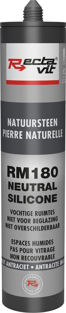  RM 180 Pierre Naturelle (Neutral Silicone)  Mat Anthracite 0,31L
