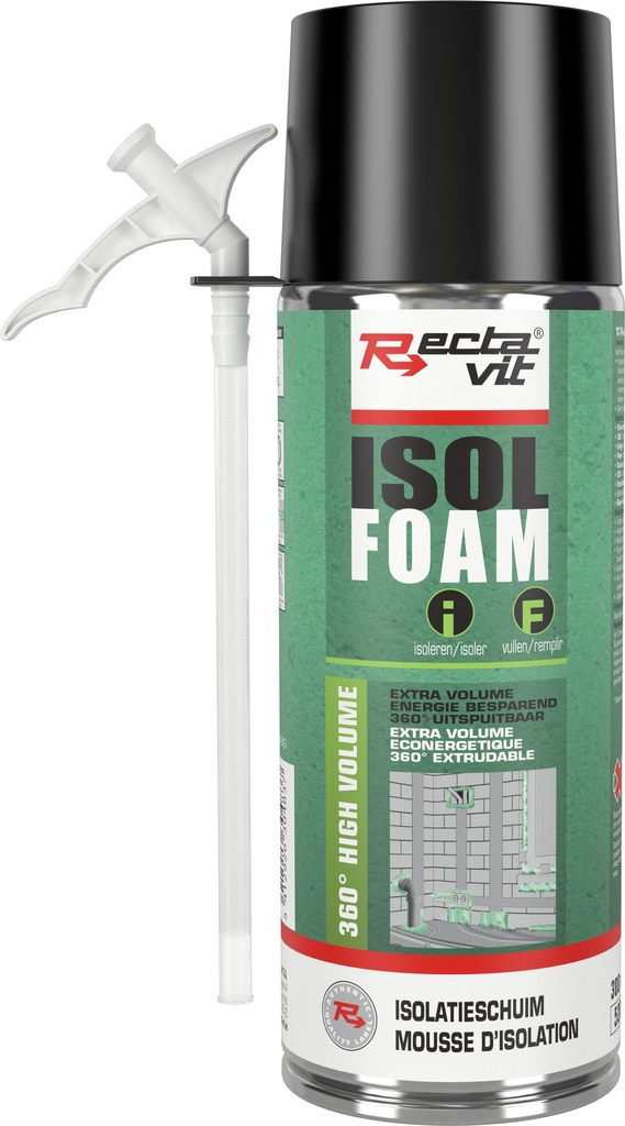Isolatieschuim Isol Foam - 360° High Volume Groen 0,3L