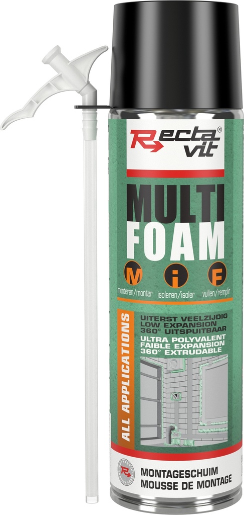 Mousses d'isolation Multi Foam - All Applications Vert 0,5L