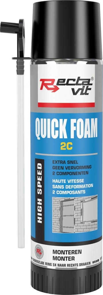 2 Componentenschuim Quick Foam - High Speed Groen 0,4L