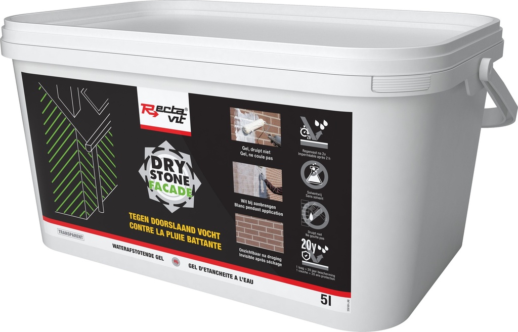  DryStone Facade Laiteux, séchage transparent 5L