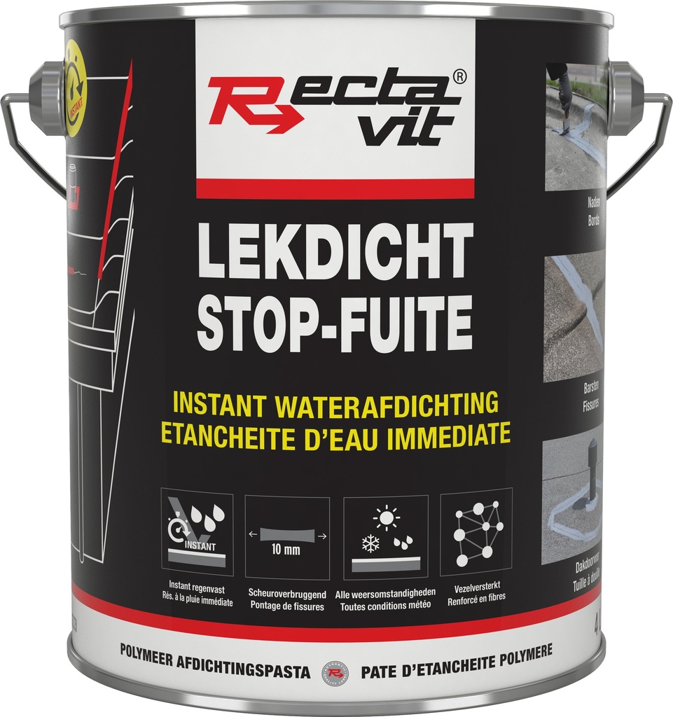  Stop-Fuite Toits et Gouttières Gris 4L