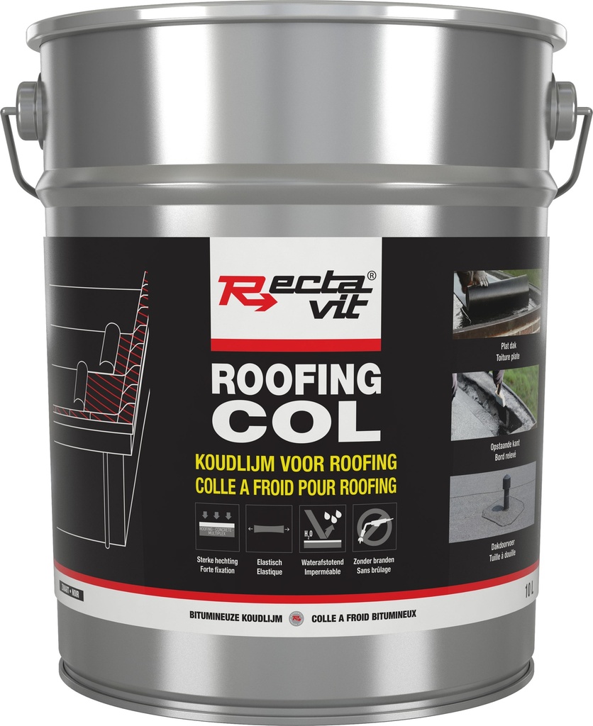  Roofing Col Zwart 10L