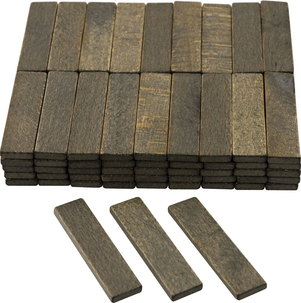  Afstandshouders hout (6 mm) Zwart 1000st/pc