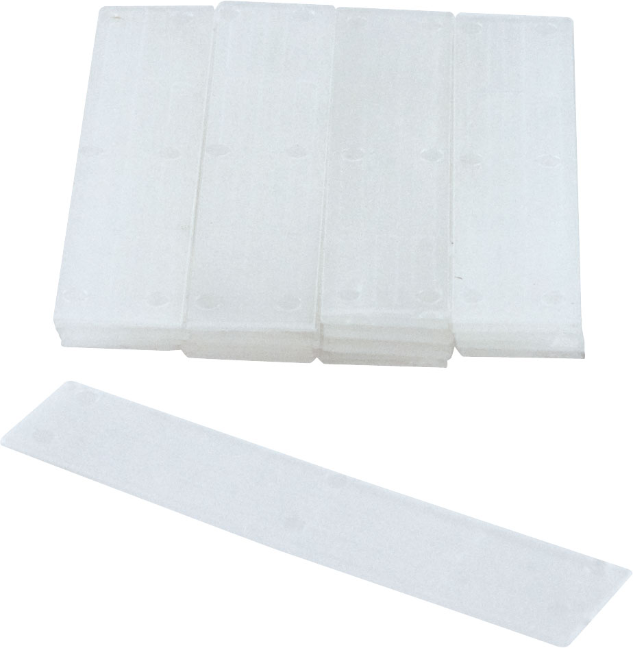  Cales en PVC (1 mm) Blanc 1000st/pc