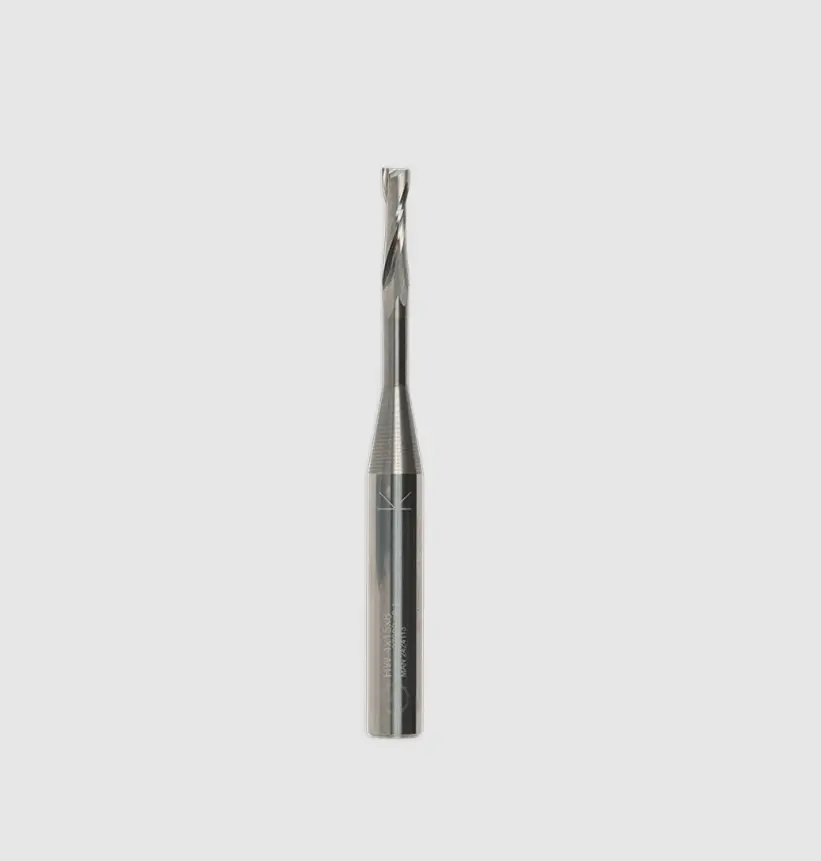 4mm x 15mm Up-Spiral Flat Router Bit