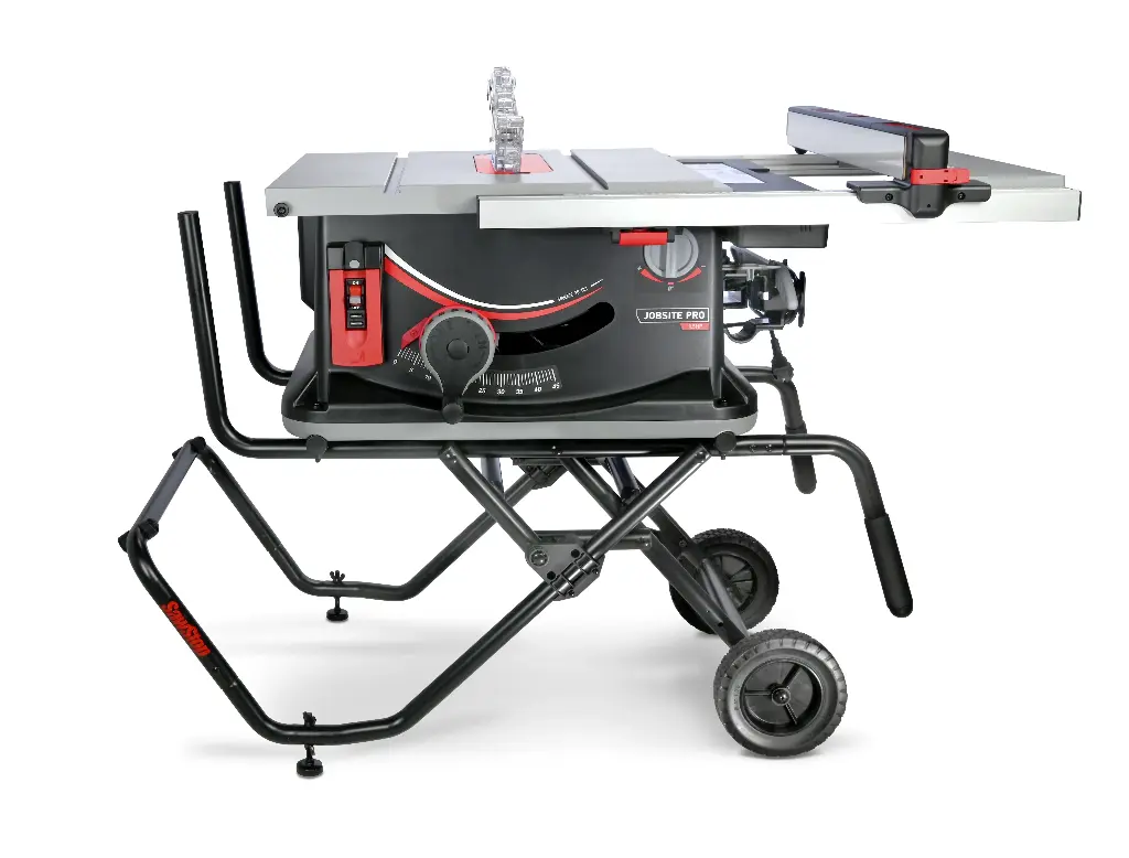 SawStop Jobsite Saw PRO met mobiel onderstel 230V