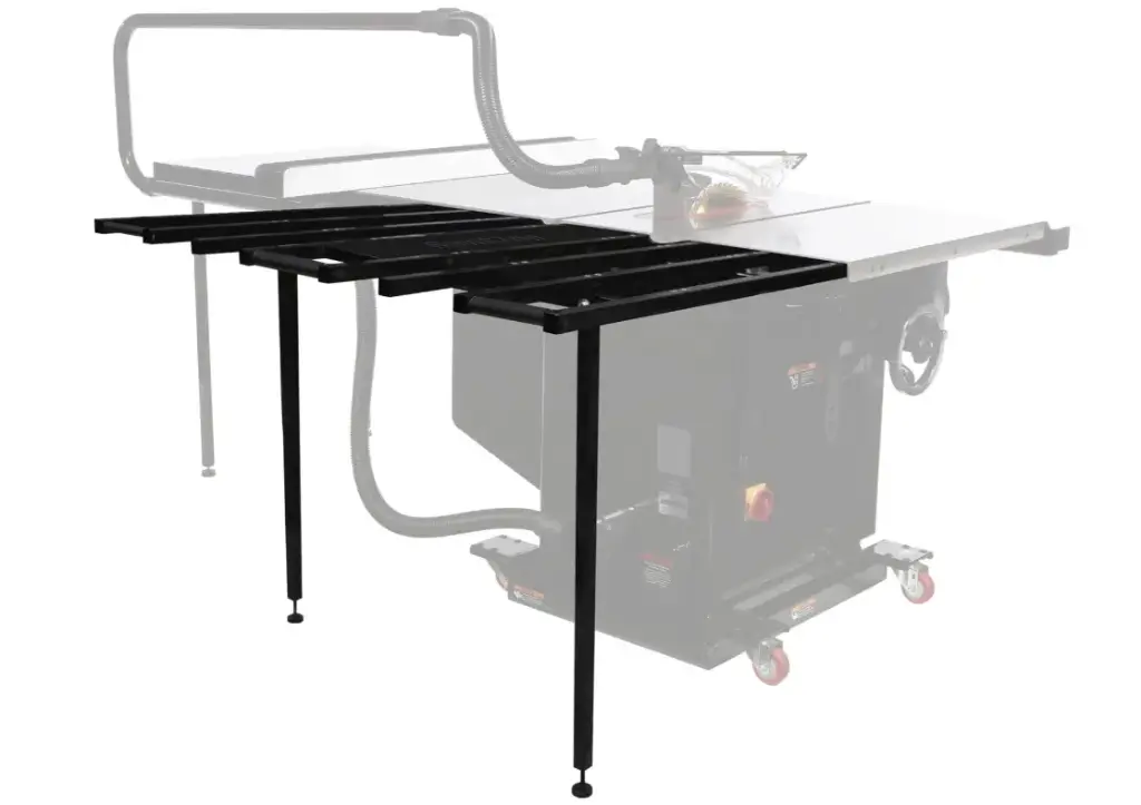 Folding Outfeed Table