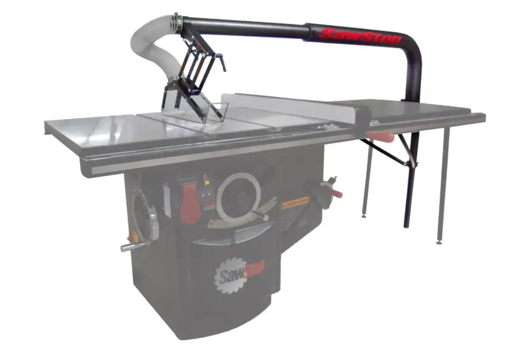 SawStop Zwevende bovenarm stofafzuigkap (alleen compatibel met industriële mobiele basis)