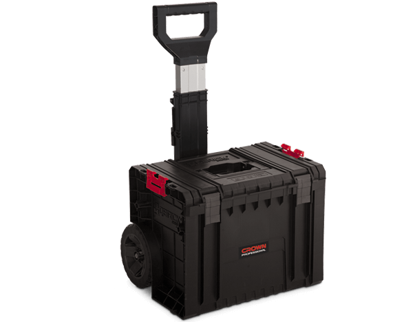 CROWN Plastic tool case 450*390*690mm with wheels
