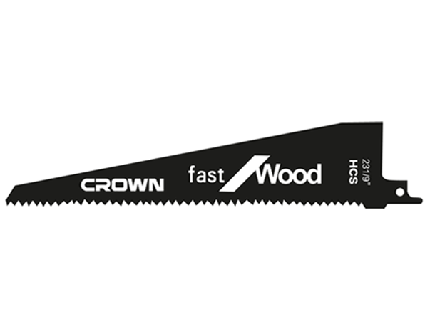 crown 231 mm reciprozaagblad voor HOUT (3 st./set) Prijs per set-CTSSP0005