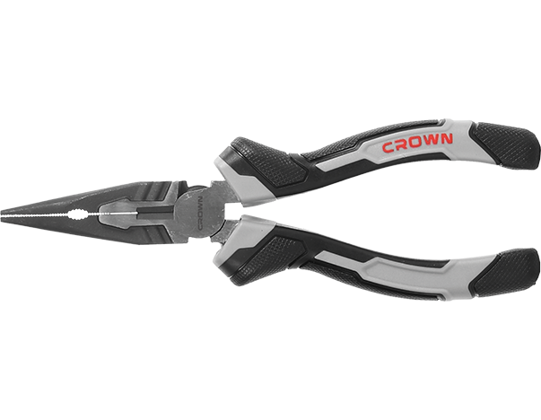 crown Professionele puntbektang met hoge hefboomwerking, 6", CR-V, gepolijst na zwarting-CPHPL-LNB06