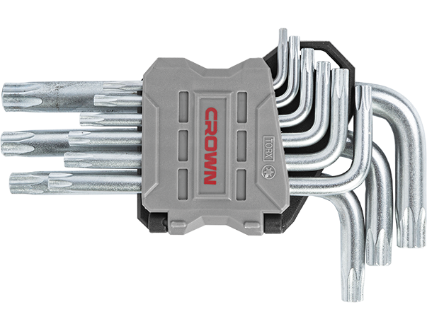 crown Professionele torxsleutelset, 9-delig, CR-V-CPHOK-TMAX09