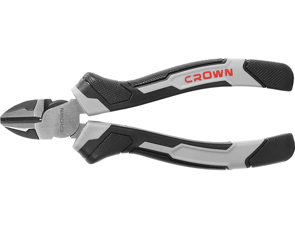 crown Professionele zijkniptang met hoge hefboomwerking, 6", CR-V, gepolijst na zwarting-CPHPL-DCB06