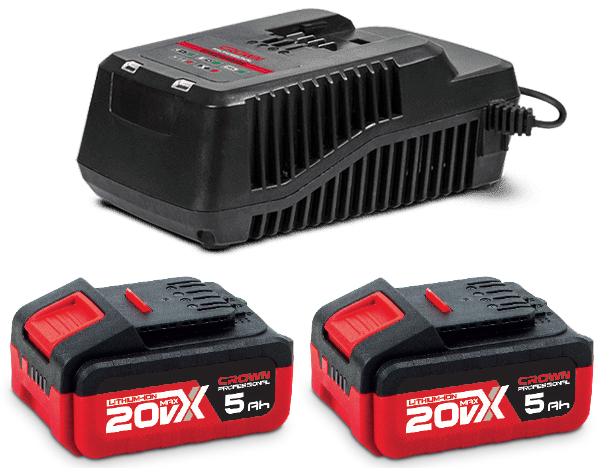 CROWN Energy kit 2X5Ah   + 1X CAC204001X