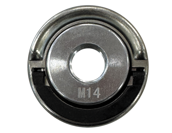 crown 1)  Schroefdraad Ø: M14
2) Compatibel met: Ø 115 / 125-CAA-DRM14