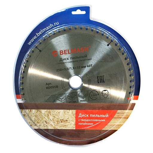 [BEL-BMZ250-60] Belmash Lame de scie 250x30 60T