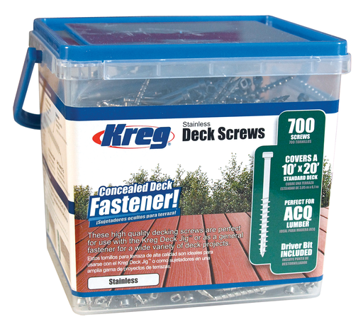 [KRE-SDK-C2SS-700] KREG® RVS Terrasschroeven - 51 mm