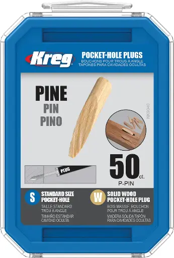 [KRE-P-PIN] Kreg Massief dennenhout Pocket-Hole pluggen