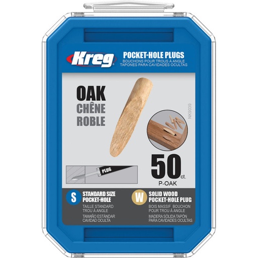 [KRE-P-PNT-INT] Kreg Massief hout standaard Pocket-Hole pluggen