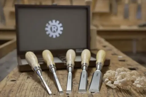 [NAR-853600] Set de ciseaux à bois, RICHTER 1/4"-3/8"-1/2"-3/4"-1"