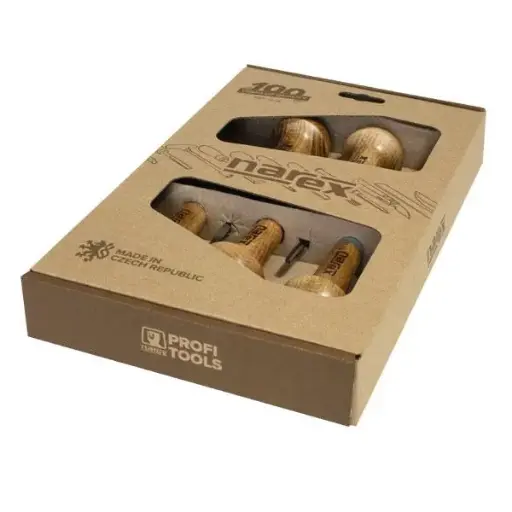 [NAR-868300] Set van graveerbeitels, PROFI 5-pc