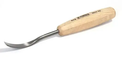 [NAR-893162] Rechter schuine houtsnijbeitel, gebogen, WOOD LINE STANDARD 12 x 90 mm