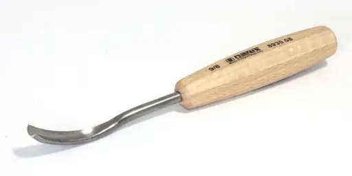 [NAR-893508] Veiner carving gouge, bent, WOOD LINE STANDARD 08 x 90 mm