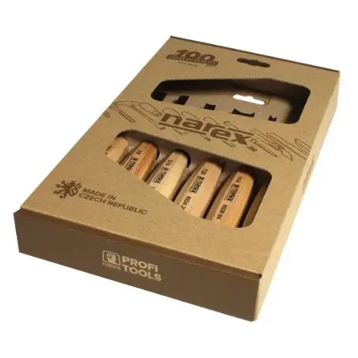 [NAR-894720] Houtsnijbeitelset, WOOD LINE STANDARD 6-delig