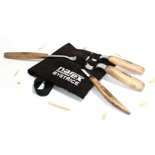 [NAR-899501] Spoon carving set, PROFI 4-pc