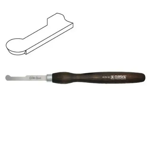 [NAR-817610] Round side cutting scraper left, STANDARD LINE 14 x 105 mm