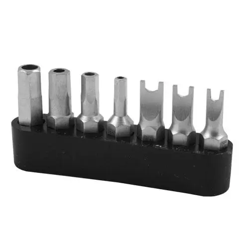 [NAR-857100] Set van veiligheidsbits 1/4" in een houder 7 stuks