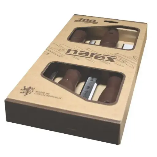 [NAR-860300] Set of bevel edge chisels, PLAST LINE PROFI 6-12-20-26