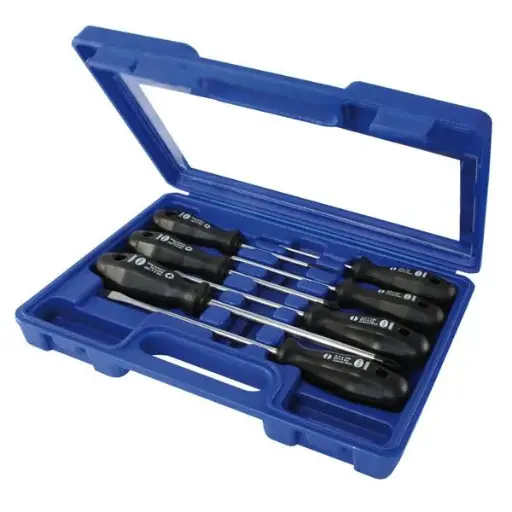 [NAR-862411] Screwdriver set in plastic case, PROFI LINE