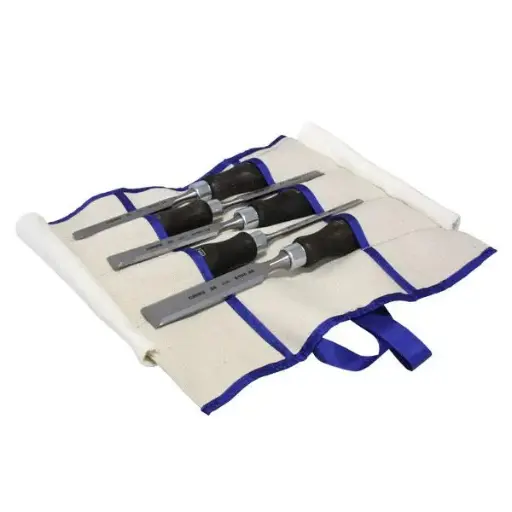 [NAR-863811] Set steekbeitels, WOOD LINE in gereedschapsrol 6-12-16-20-26